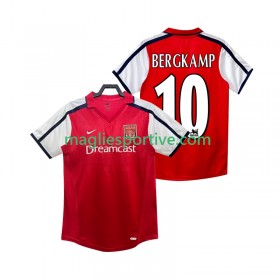 Completo Calcio Arsenal BERGKAMP 10 2001 Retro Divisa Prima 2002